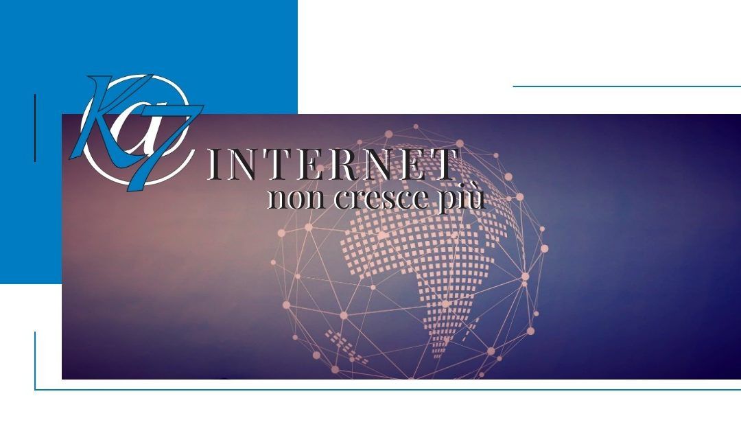 Internet non cresce più